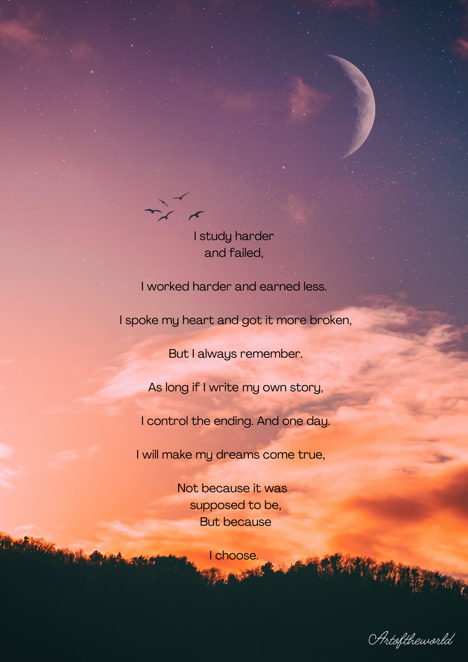 Spoken word on Posters